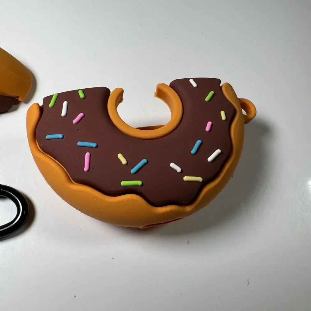 Headphones Gen 1/2 Case Cute Donut Unisex Sweets Dessert Trendy - 3D With Hook